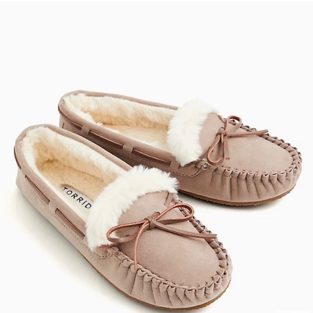 Torrid Faux Fur Slippers Size 12